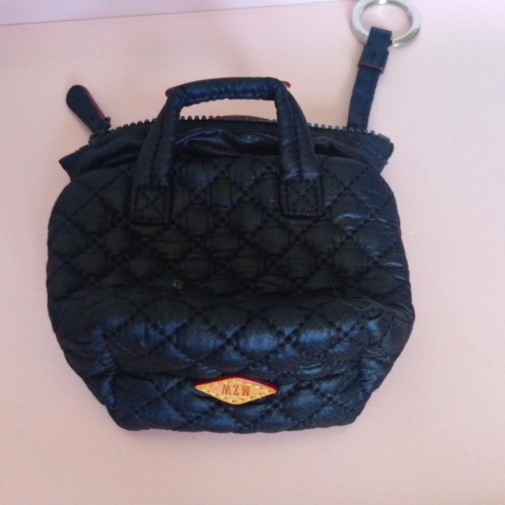 Metro tote keychain cardholder